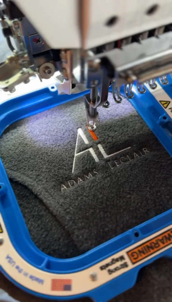 Adams and LeClair custom branded apparel