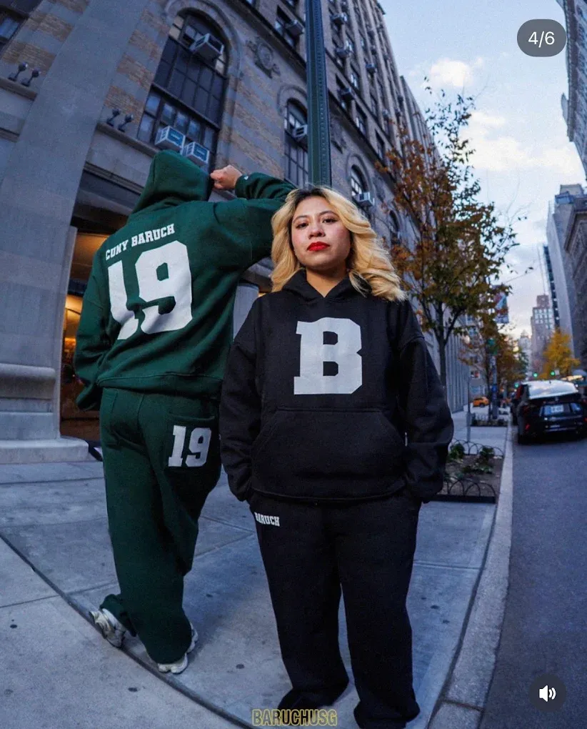 MerchLaunch apparel photoshoot for Baruch College