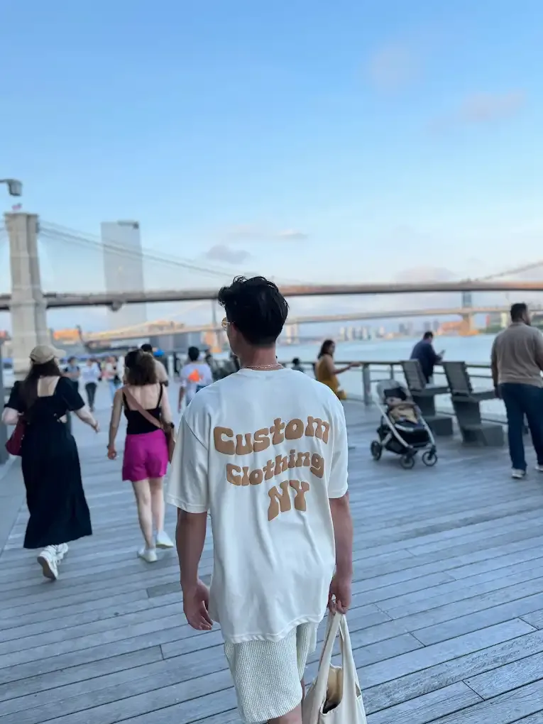 CCNY custom puff print hoodie design