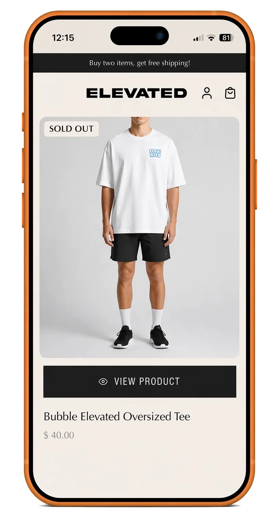 Elevated mobile storefront