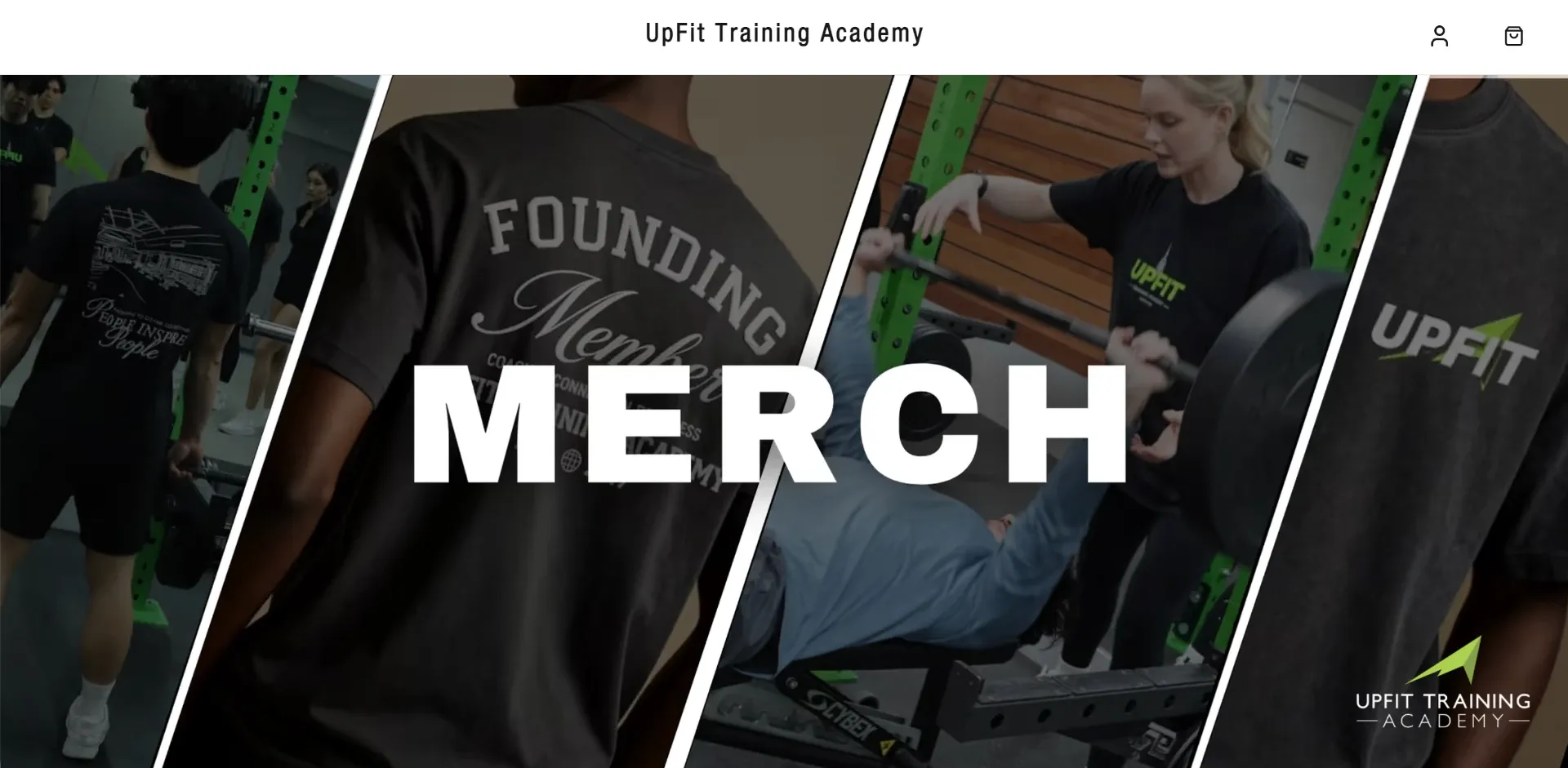UpFit custom branded merchandise storefront